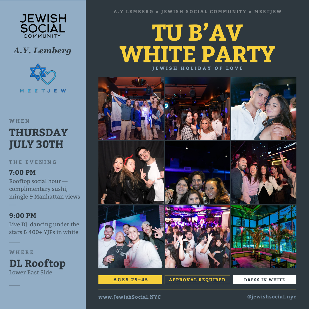 JSC - Tu B’Av White Party