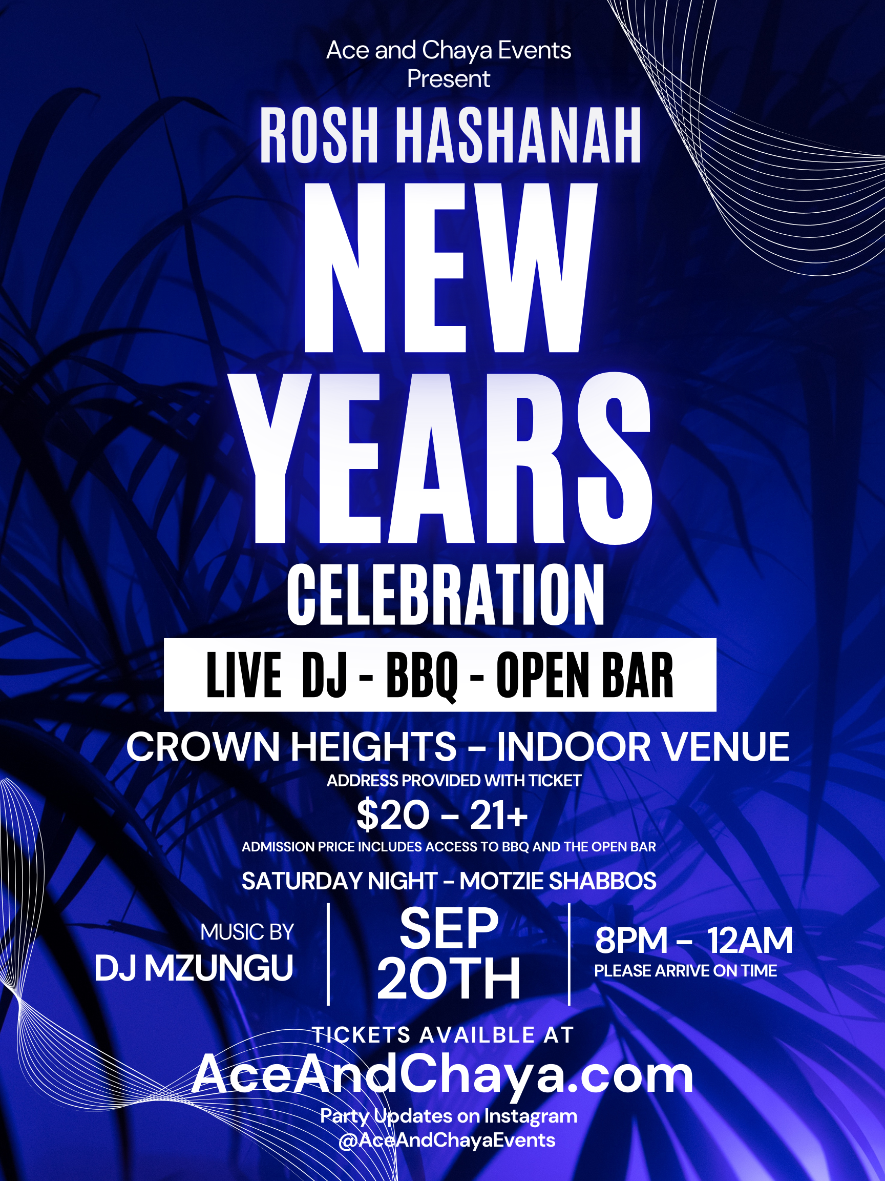 Rosh Hashana – New Years Party