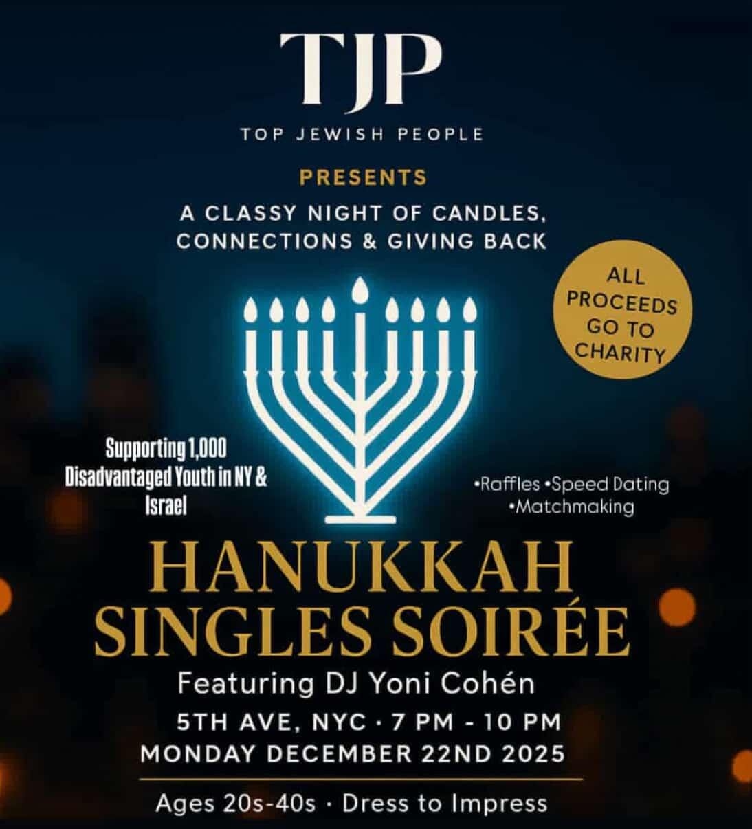 Hannukah Singles Soirée