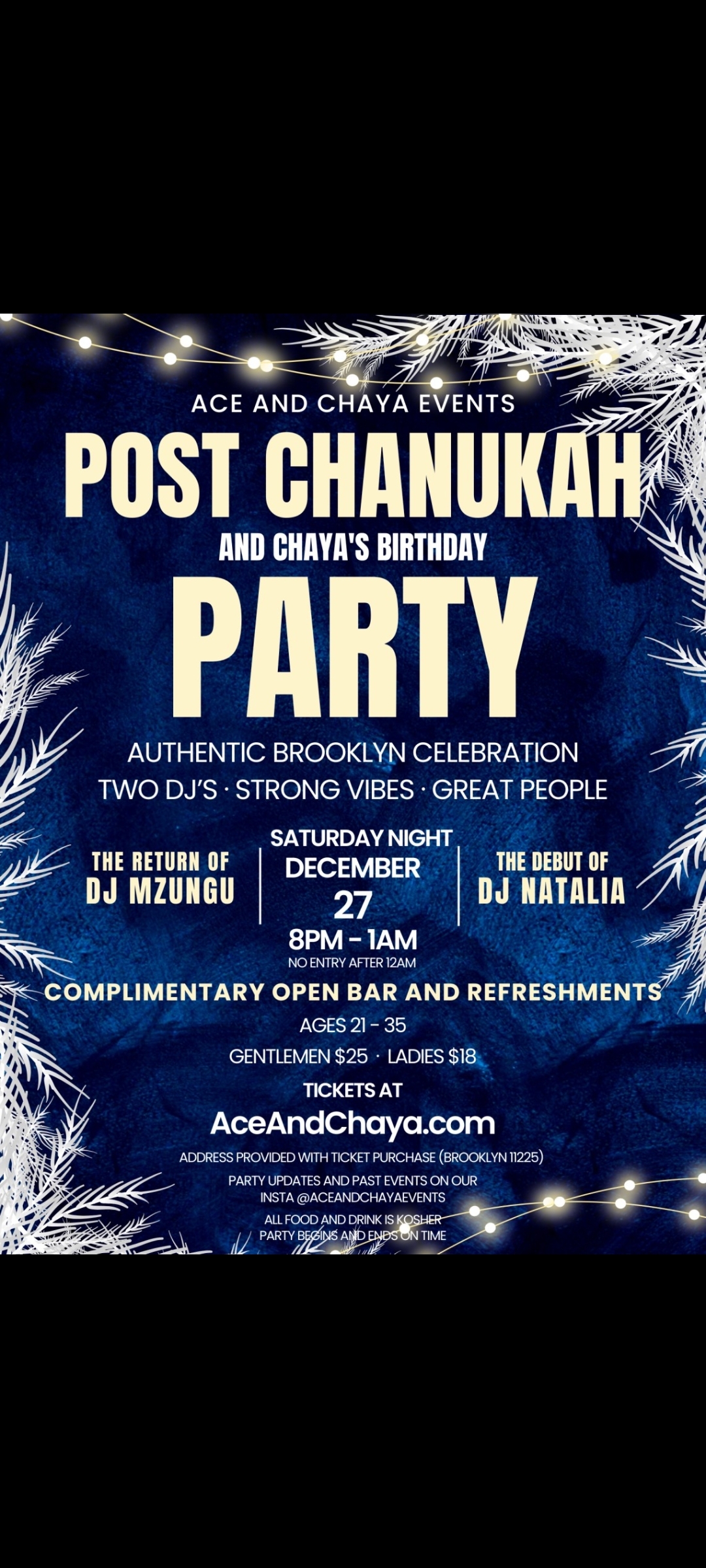 Post Chanukah Party