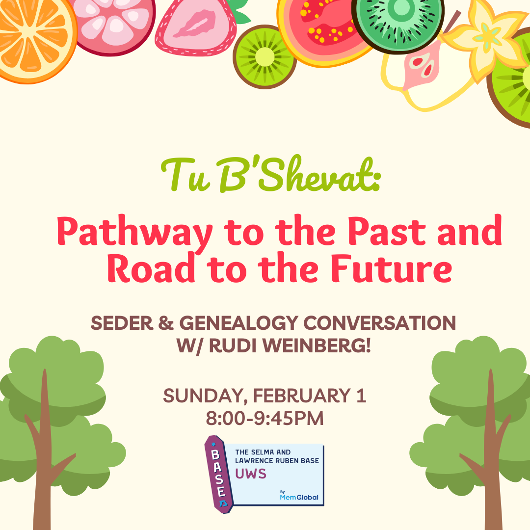 Tu B’Shevat Seder: Pathway to the Past and Road to the Future