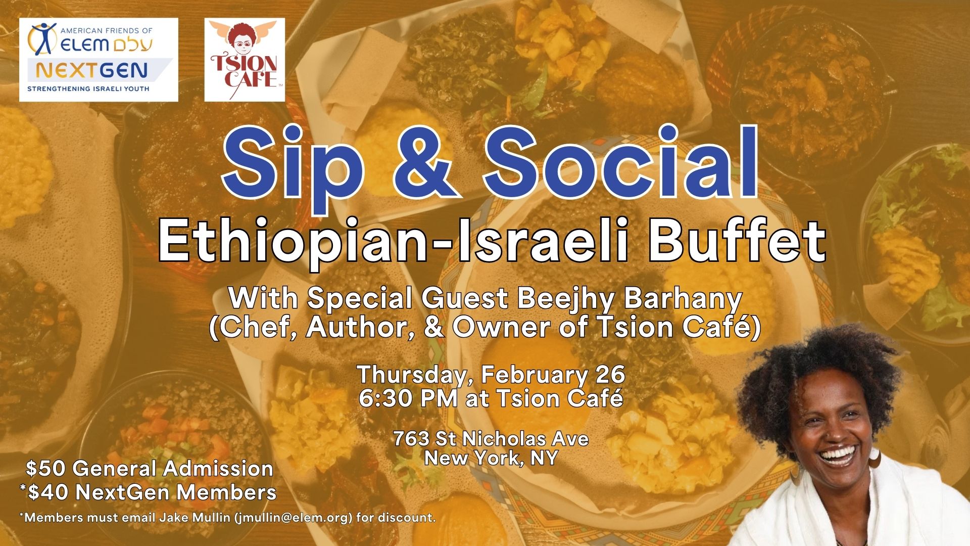 Sip & Social: Ethiopian-Israeli Buffet at Harlem's Tsion Café