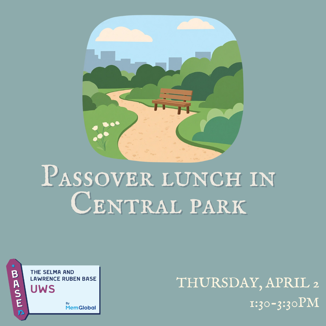 Passover Lunch in Central Park w/Base UWS