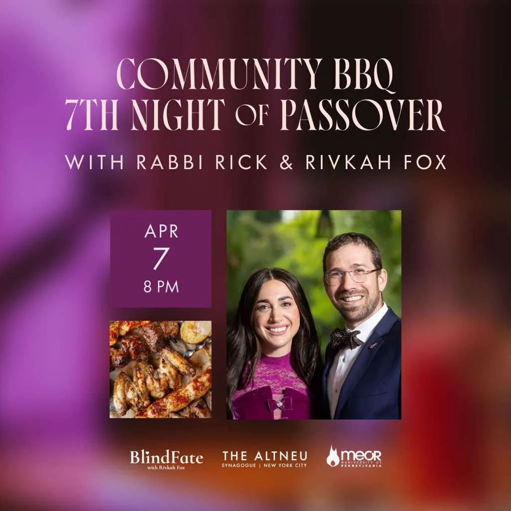 The Altneu Synagogue 7th Night BBQ