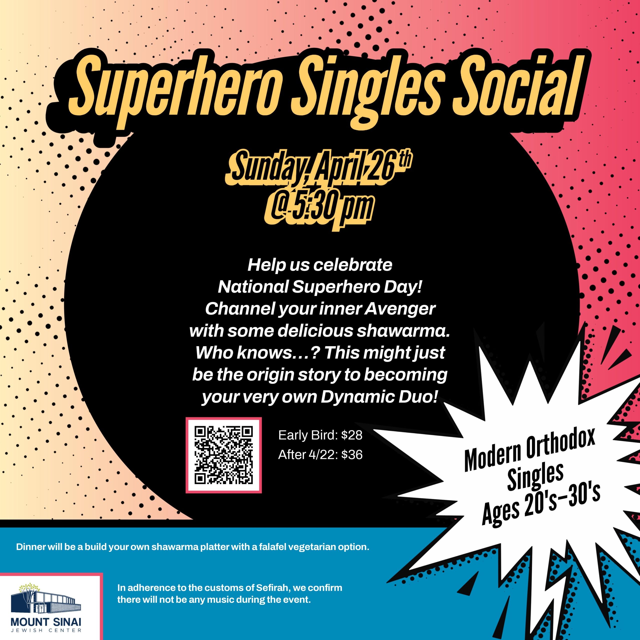 Superhero Singles Social