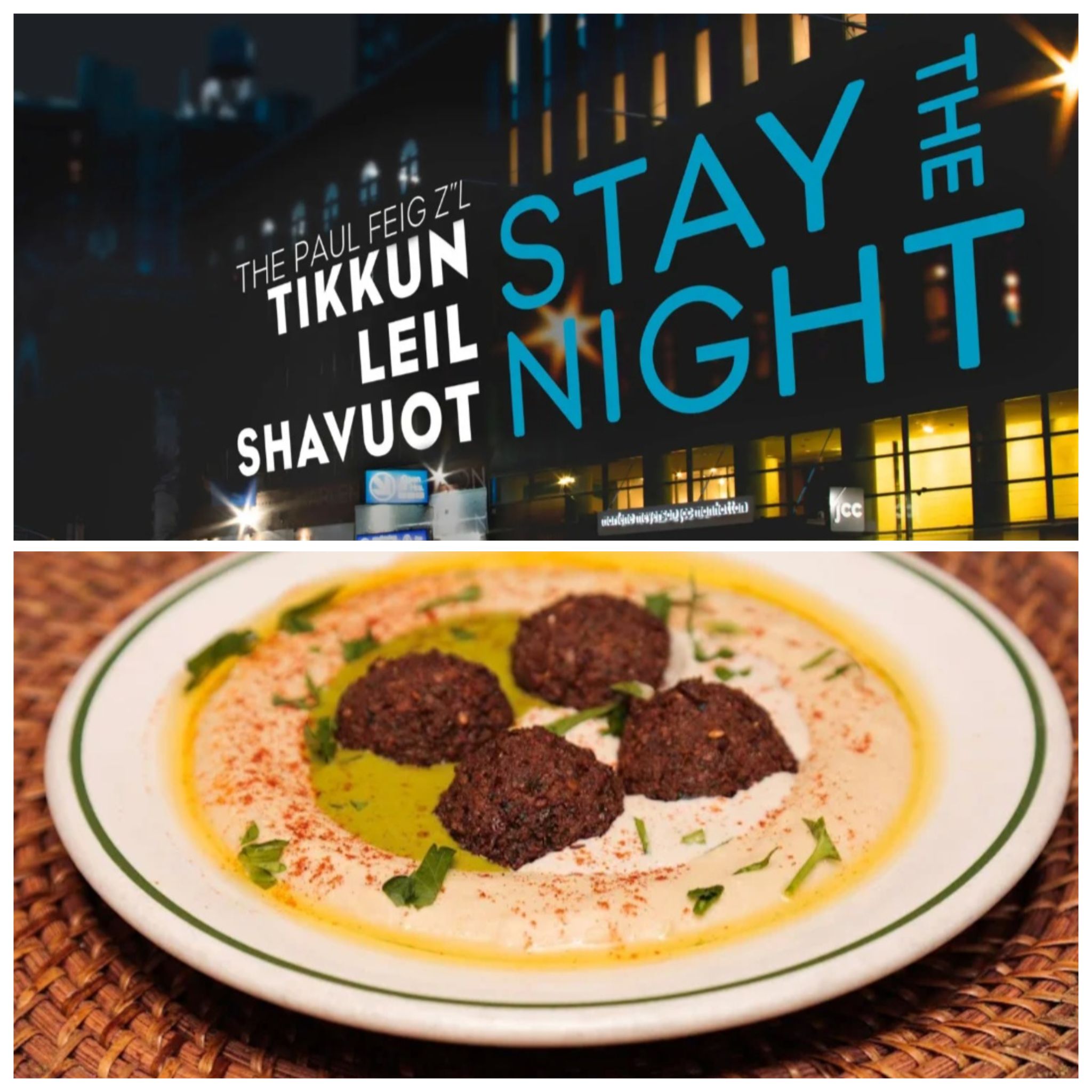 WJOA Shavuot Dinner on UWS and JCC Tikkun
