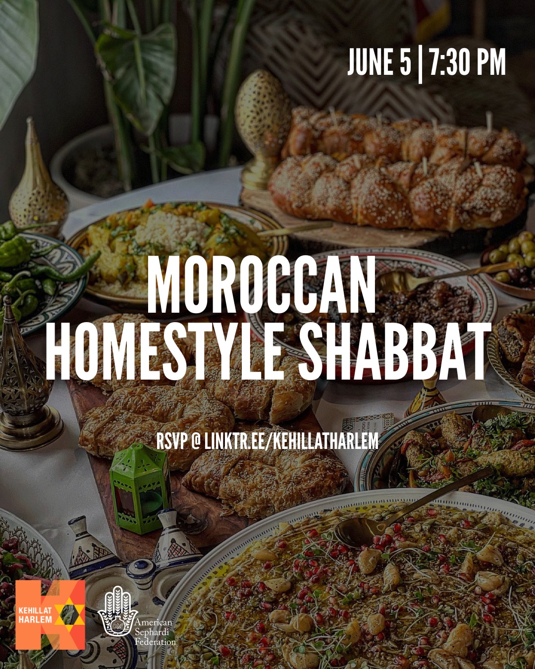 Moroccan Homestyle Shabbat