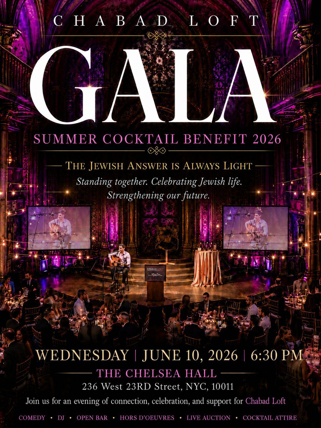 The Chabad Loft Summer Gala 2026