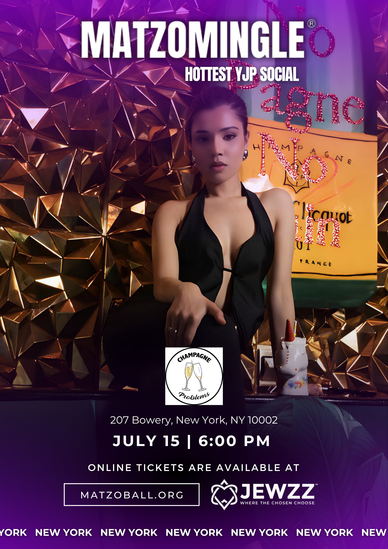 MatzoMingle July MATZOMINGLE® After Work Promo "JSC10"