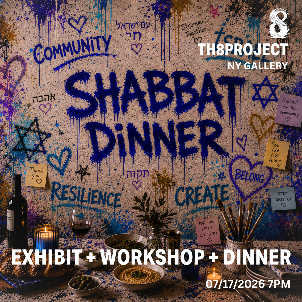 Community Shabbat Dinner at The 8 Project Gallery
