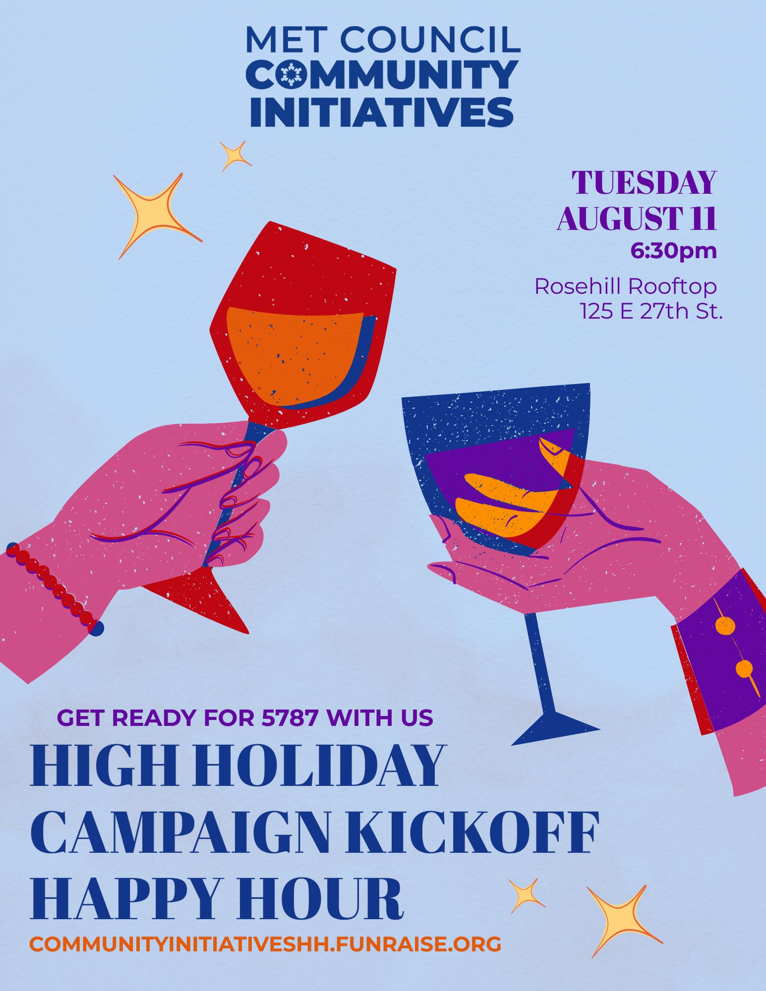 High Holiday Campaign Happy Hour- Met Council Community Initiatives