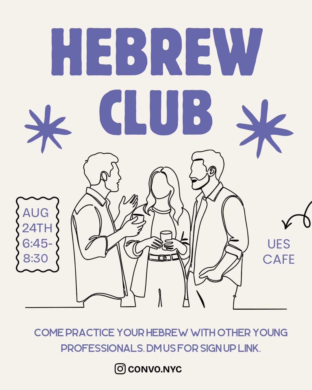 Convo NYC: Hebrew Club