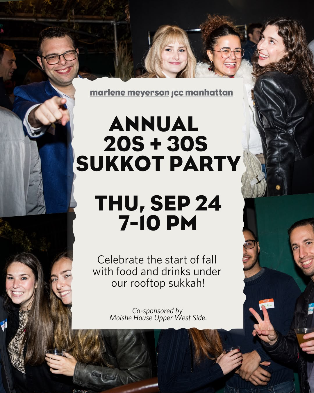 20s + 30s Annual Sukkot Party