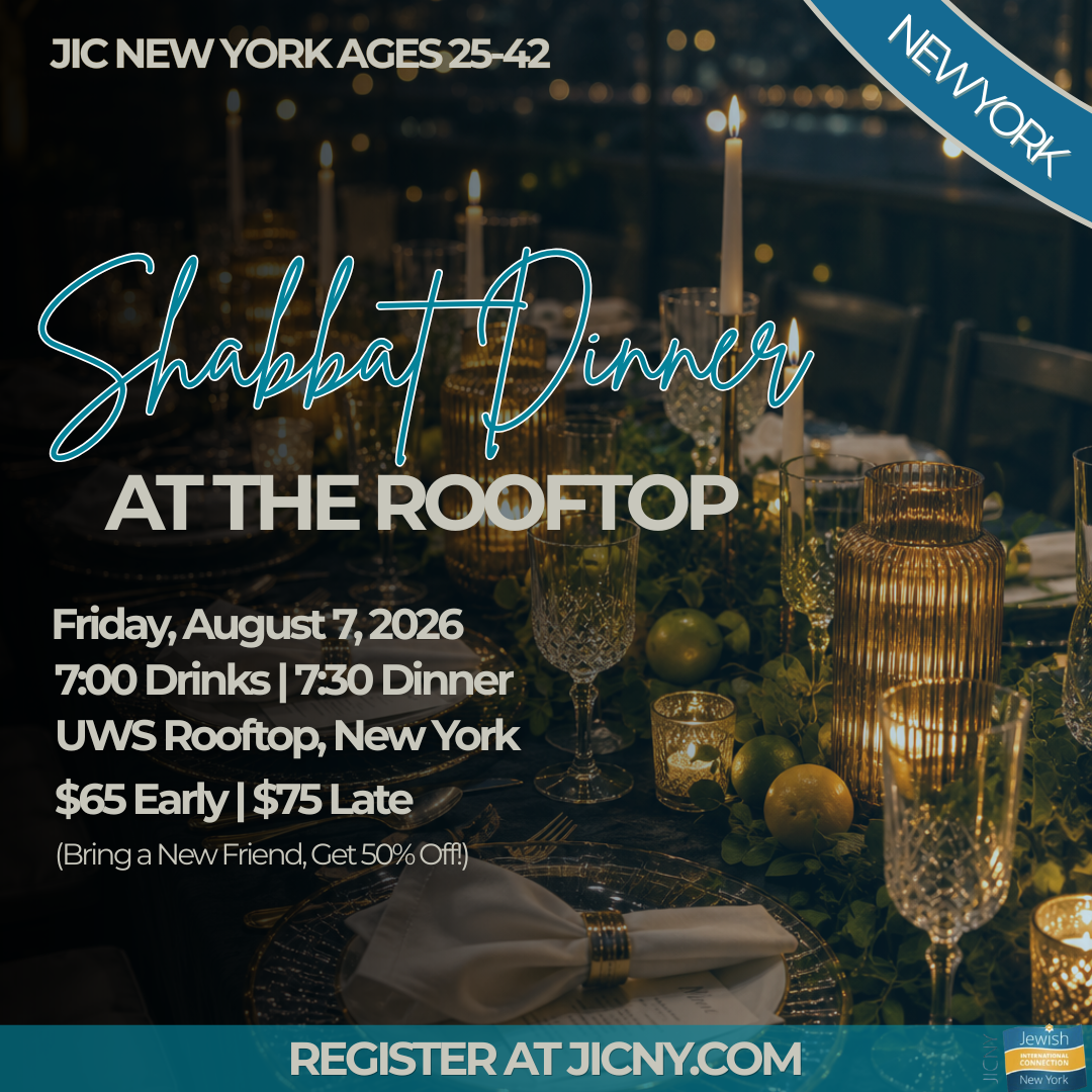 Rooftop Shabbat for Ages 25-42