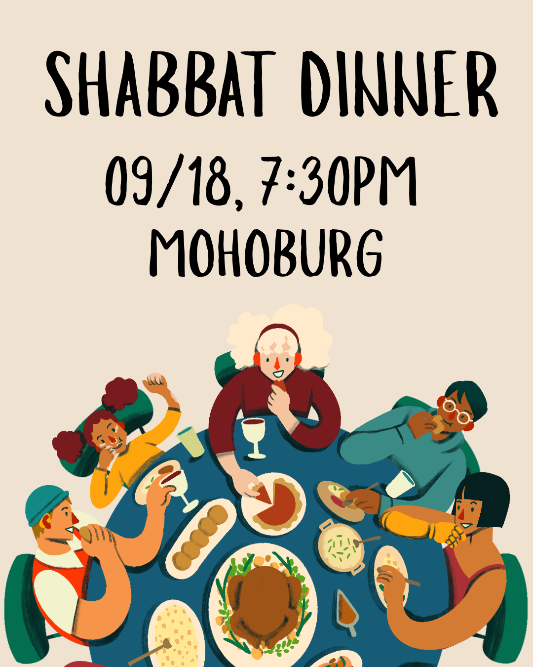 Shabbat Dinner @ MohoBurg